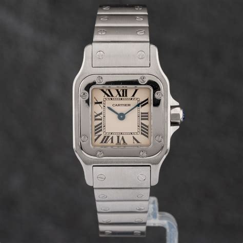 pre owned cartier santos watch|cartier santos galbee second hand.